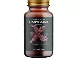 BrainMax Lion's Mane (Hericium) extrakt, 50% polysacharidů a 20% glukanů