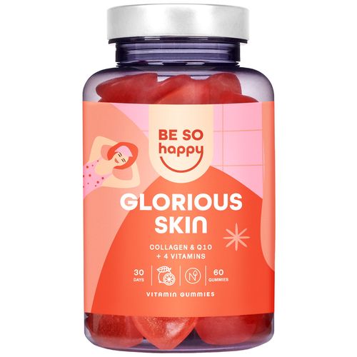 Kolagenové gumové bonbóny Glorious skin (60 ks) – nádherná, mladistvě vypadající pleť. Vyrobeno z pektinu. Pomerančovo-citronová příchuť | Sensilab