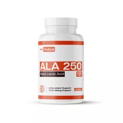 ALA - Kyselina alfa-lipoová 250mg tablety