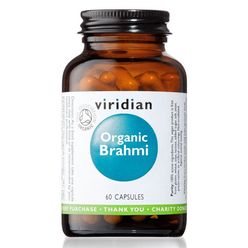 Viridian Brahmi 60 kapslí Organic CZ-BIO-003 certifikát